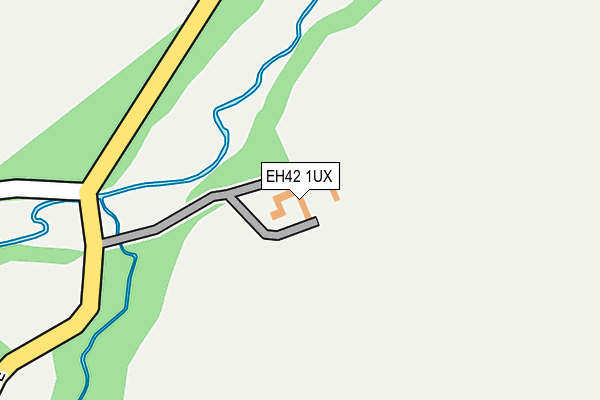 EH42 1UX map - OS OpenMap – Local (Ordnance Survey) EH42 1UX map - OS OpenMap – Local (Ordnance Survey)