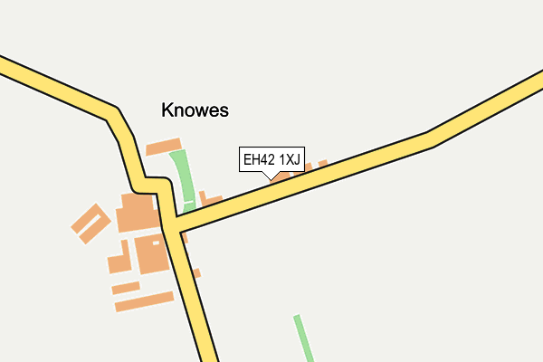EH42 1XJ map - OS OpenMap – Local (Ordnance Survey) EH42 1XJ map - OS OpenMap – Local (Ordnance Survey)