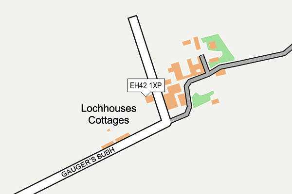 EH42 1XP map - OS OpenMap – Local (Ordnance Survey) EH42 1XP map - OS OpenMap – Local (Ordnance Survey)