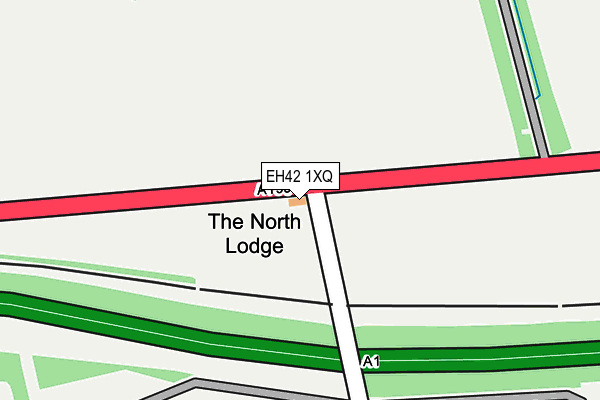 EH42 1XQ map - OS OpenMap – Local (Ordnance Survey) EH42 1XQ map - OS OpenMap – Local (Ordnance Survey)