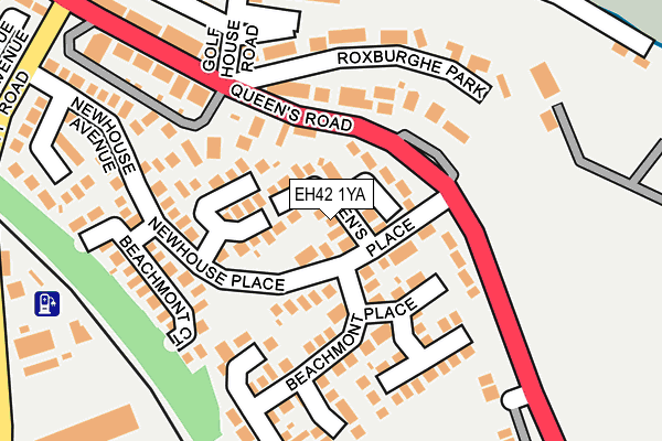 EH42 1YA map - OS OpenMap – Local (Ordnance Survey) EH42 1YA map - OS OpenMap – Local (Ordnance Survey)