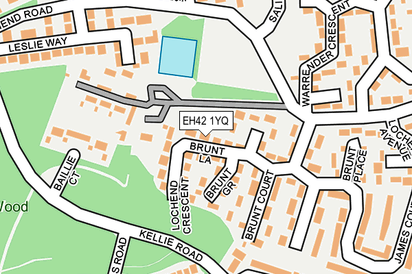 EH42 1YQ map - OS OpenMap – Local (Ordnance Survey) EH42 1YQ map - OS OpenMap – Local (Ordnance Survey)