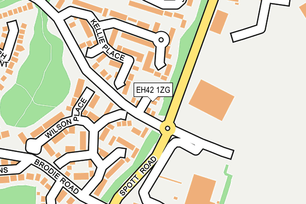 EH42 1ZG map - OS OpenMap – Local (Ordnance Survey) EH42 1ZG map - OS OpenMap – Local (Ordnance Survey)