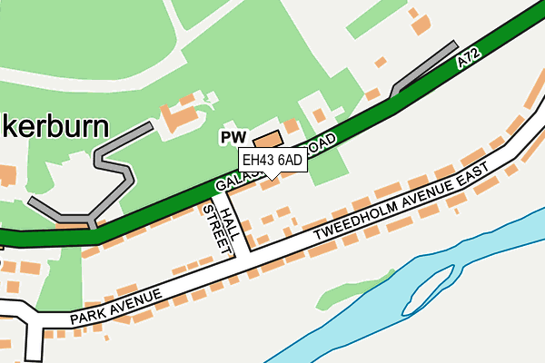 EH43 6AD map - OS OpenMap – Local (Ordnance Survey) EH43 6AD map - OS OpenMap – Local (Ordnance Survey)