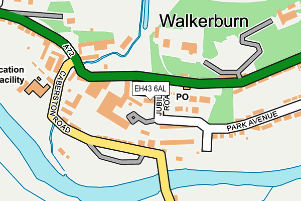 EH43 6AL map - OS OpenMap – Local (Ordnance Survey) EH43 6AL map - OS OpenMap – Local (Ordnance Survey)