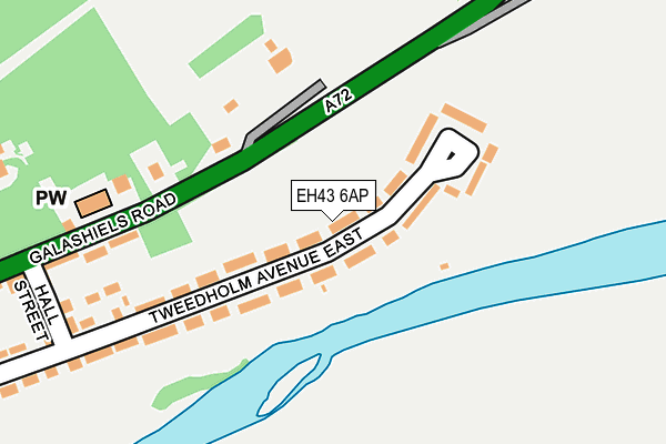 EH43 6AP map - OS OpenMap – Local (Ordnance Survey) EH43 6AP map - OS OpenMap – Local (Ordnance Survey)