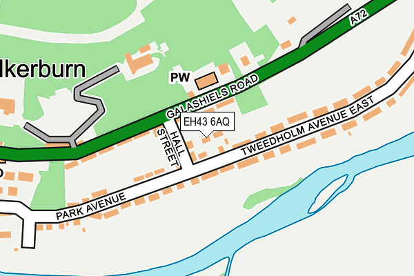EH43 6AQ map - OS OpenMap – Local (Ordnance Survey) EH43 6AQ map - OS OpenMap – Local (Ordnance Survey)