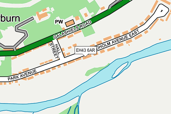 EH43 6AR map - OS OpenMap – Local (Ordnance Survey) EH43 6AR map - OS OpenMap – Local (Ordnance Survey)