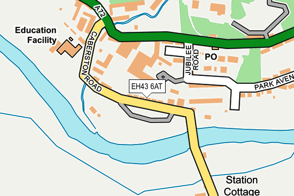 EH43 6AT map - OS OpenMap – Local (Ordnance Survey) EH43 6AT map - OS OpenMap – Local (Ordnance Survey)