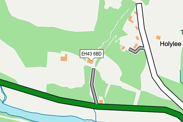 EH43 6BD map - OS OpenMap – Local (Ordnance Survey) EH43 6BD map - OS OpenMap – Local (Ordnance Survey)