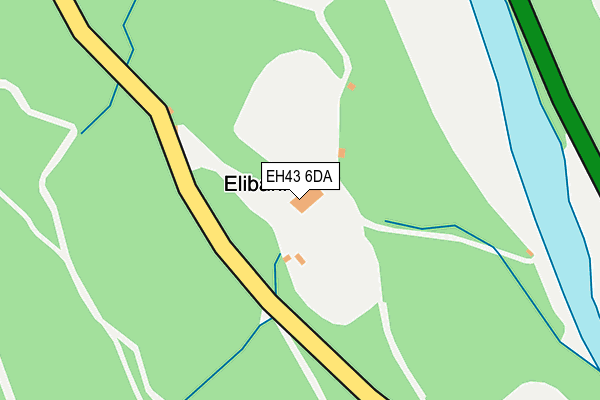 EH43 6DA map - OS OpenMap – Local (Ordnance Survey) EH43 6DA map - OS OpenMap – Local (Ordnance Survey)