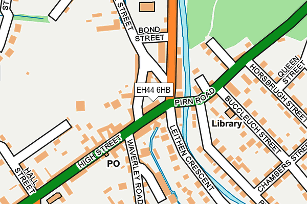EH44 6HB map - OS OpenMap – Local (Ordnance Survey) EH44 6HB map - OS OpenMap – Local (Ordnance Survey)