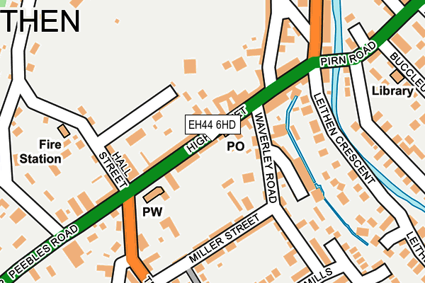EH44 6HD map - OS OpenMap – Local (Ordnance Survey) EH44 6HD map - OS OpenMap – Local (Ordnance Survey)