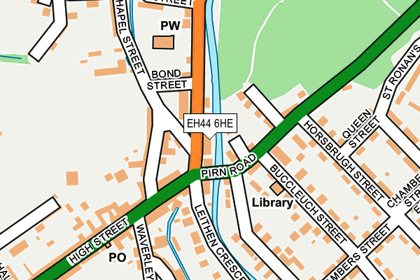 EH44 6HE map - OS OpenMap – Local (Ordnance Survey) EH44 6HE map - OS OpenMap – Local (Ordnance Survey)