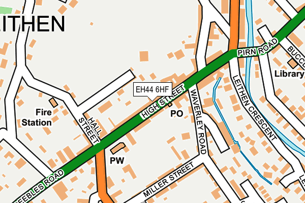 EH44 6HF map - OS OpenMap – Local (Ordnance Survey) EH44 6HF map - OS OpenMap – Local (Ordnance Survey)