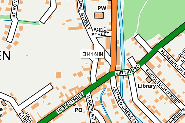 EH44 6HN map - OS OpenMap – Local (Ordnance Survey)