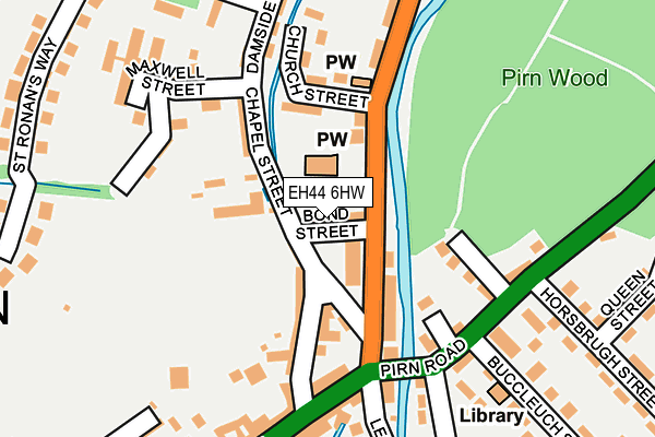 EH44 6HW map - OS OpenMap – Local (Ordnance Survey) EH44 6HW map - OS OpenMap – Local (Ordnance Survey)