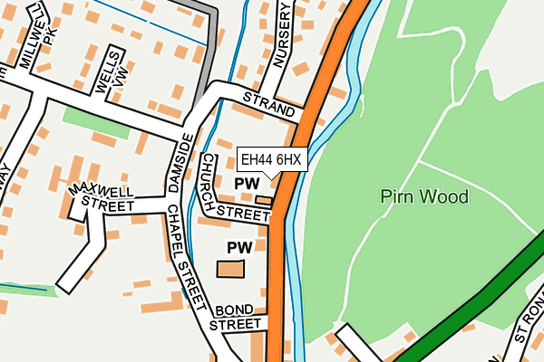 EH44 6HX map - OS OpenMap – Local (Ordnance Survey) EH44 6HX map - OS OpenMap – Local (Ordnance Survey)