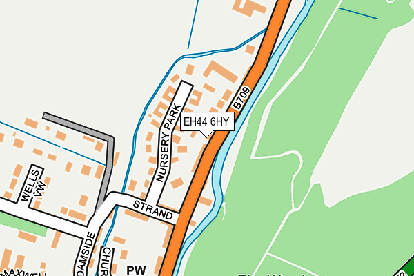 EH44 6HY map - OS OpenMap – Local (Ordnance Survey) EH44 6HY map - OS OpenMap – Local (Ordnance Survey)