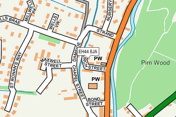 EH44 6JA map - OS OpenMap – Local (Ordnance Survey) EH44 6JA map - OS OpenMap – Local (Ordnance Survey)