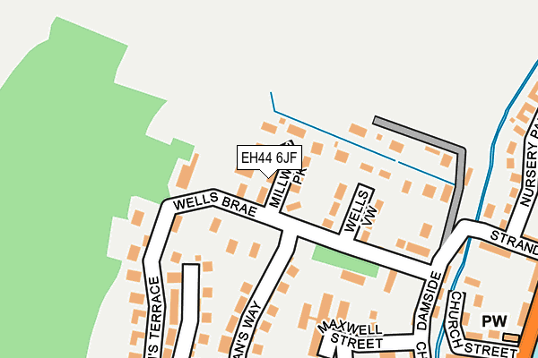 EH44 6JF map - OS OpenMap – Local (Ordnance Survey) EH44 6JF map - OS OpenMap – Local (Ordnance Survey)