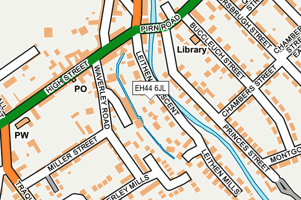 EH44 6JL map - OS OpenMap – Local (Ordnance Survey) EH44 6JL map - OS OpenMap – Local (Ordnance Survey)