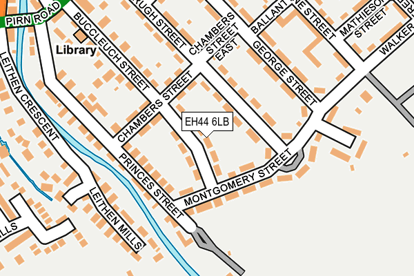 EH44 6LB map - OS OpenMap – Local (Ordnance Survey) EH44 6LB map - OS OpenMap – Local (Ordnance Survey)
