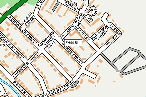 EH44 6LJ map - OS OpenMap – Local (Ordnance Survey) EH44 6LJ map - OS OpenMap – Local (Ordnance Survey)