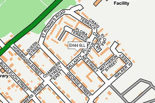 EH44 6LL map - OS OpenMap – Local (Ordnance Survey) EH44 6LL map - OS OpenMap – Local (Ordnance Survey)
