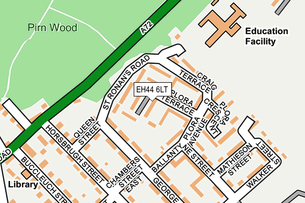 EH44 6LT map - OS OpenMap – Local (Ordnance Survey) EH44 6LT map - OS OpenMap – Local (Ordnance Survey)
