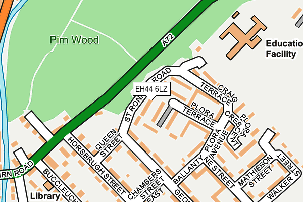 EH44 6LZ map - OS OpenMap – Local (Ordnance Survey) EH44 6LZ map - OS OpenMap – Local (Ordnance Survey)