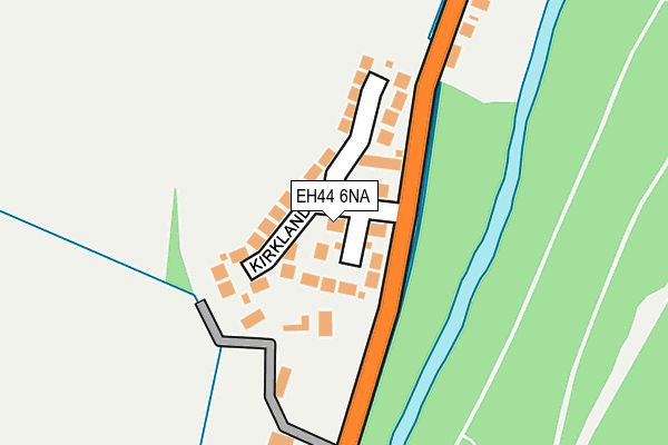 EH44 6NA map - OS OpenMap – Local (Ordnance Survey) EH44 6NA map - OS OpenMap – Local (Ordnance Survey)