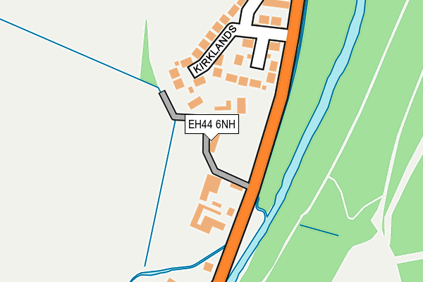 EH44 6NH map - OS OpenMap – Local (Ordnance Survey) EH44 6NH map - OS OpenMap – Local (Ordnance Survey)