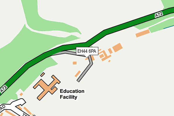 EH44 6PA map - OS OpenMap – Local (Ordnance Survey) EH44 6PA map - OS OpenMap – Local (Ordnance Survey)
