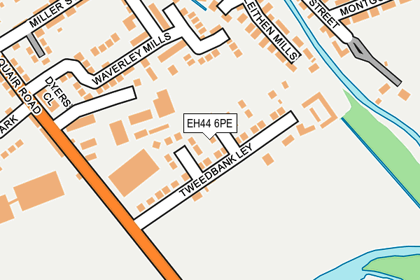 EH44 6PE map - OS OpenMap – Local (Ordnance Survey) EH44 6PE map - OS OpenMap – Local (Ordnance Survey)