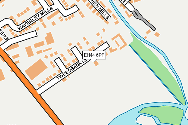 EH44 6PF map - OS OpenMap – Local (Ordnance Survey) EH44 6PF map - OS OpenMap – Local (Ordnance Survey)