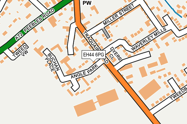 EH44 6PG map - OS OpenMap – Local (Ordnance Survey) EH44 6PG map - OS OpenMap – Local (Ordnance Survey)