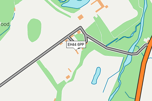 EH44 6PP map - OS OpenMap – Local (Ordnance Survey) EH44 6PP map - OS OpenMap – Local (Ordnance Survey)