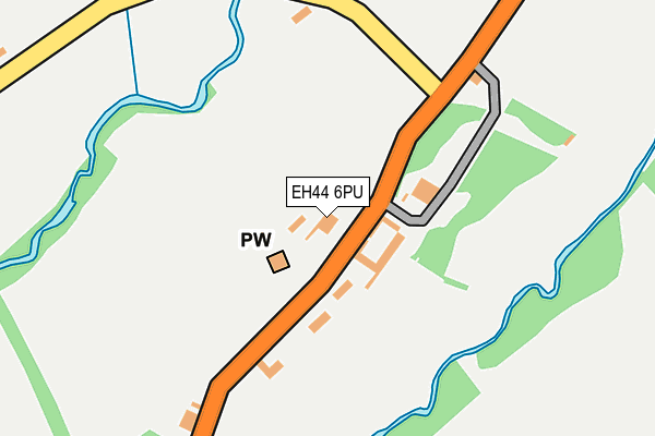 EH44 6PU map - OS OpenMap – Local (Ordnance Survey) EH44 6PU map - OS OpenMap – Local (Ordnance Survey)