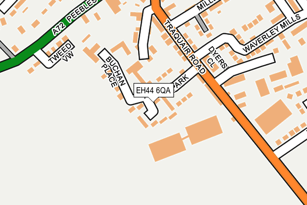 EH44 6QA map - OS OpenMap – Local (Ordnance Survey) EH44 6QA map - OS OpenMap – Local (Ordnance Survey)