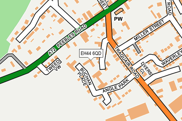 EH44 6QD map - OS OpenMap – Local (Ordnance Survey) EH44 6QD map - OS OpenMap – Local (Ordnance Survey)