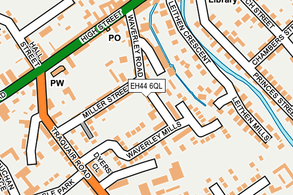 EH44 6QL map - OS OpenMap – Local (Ordnance Survey) EH44 6QL map - OS OpenMap – Local (Ordnance Survey)