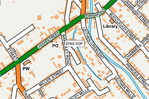 EH44 6QP map - OS OpenMap – Local (Ordnance Survey) EH44 6QP map - OS OpenMap – Local (Ordnance Survey)