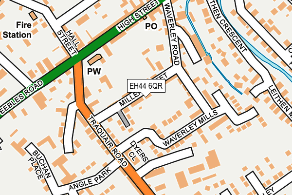 EH44 6QR map - OS OpenMap – Local (Ordnance Survey) EH44 6QR map - OS OpenMap – Local (Ordnance Survey)