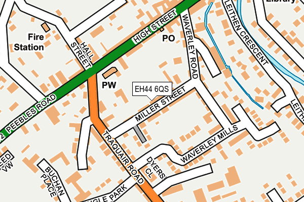 EH44 6QS map - OS OpenMap – Local (Ordnance Survey) EH44 6QS map - OS OpenMap – Local (Ordnance Survey)