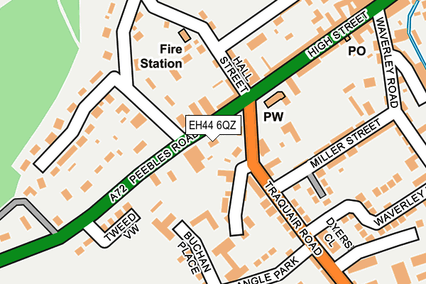 EH44 6QZ map - OS OpenMap – Local (Ordnance Survey) EH44 6QZ map - OS OpenMap – Local (Ordnance Survey)
