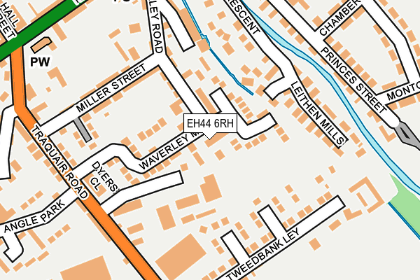 EH44 6RH map - OS OpenMap – Local (Ordnance Survey) EH44 6RH map - OS OpenMap – Local (Ordnance Survey)