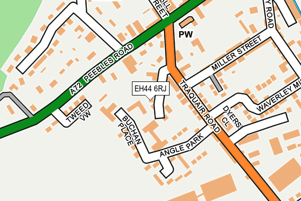 EH44 6RJ map - OS OpenMap – Local (Ordnance Survey) EH44 6RJ map - OS OpenMap – Local (Ordnance Survey)