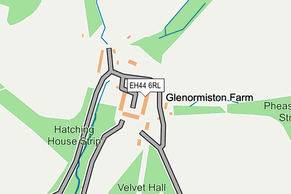 EH44 6RL map - OS OpenMap – Local (Ordnance Survey) EH44 6RL map - OS OpenMap – Local (Ordnance Survey)