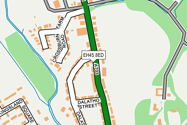 EH45 8ED map - OS OpenMap – Local (Ordnance Survey) EH45 8ED map - OS OpenMap – Local (Ordnance Survey)